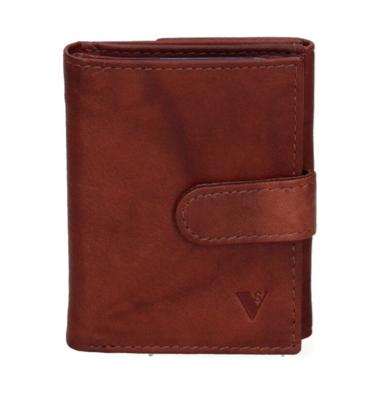 Портфейл от еко кожа - Сиво-кафяв Sergio Valentini