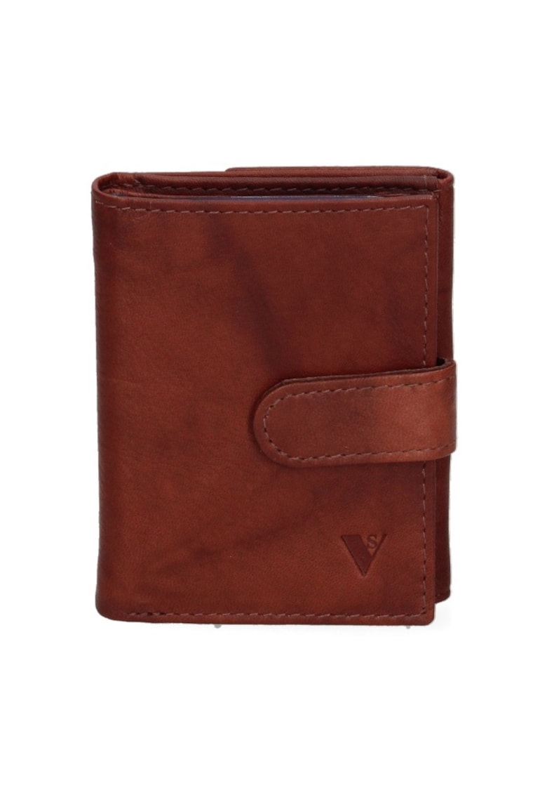 Портфейл от еко кожа - Сиво-кафяв Sergio Valentini