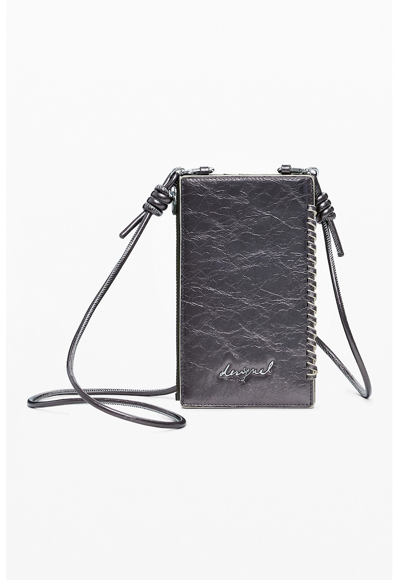 Портфейл от еко кожа - Сребрист DESIGUAL