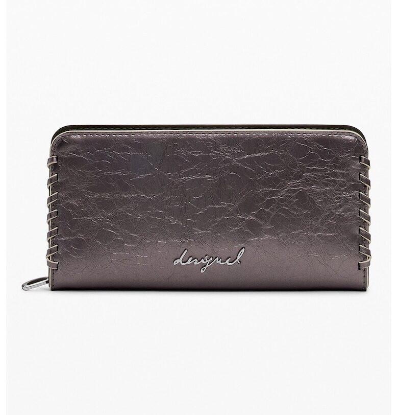 Портфейл от еко кожа - Сребрист DESIGUAL