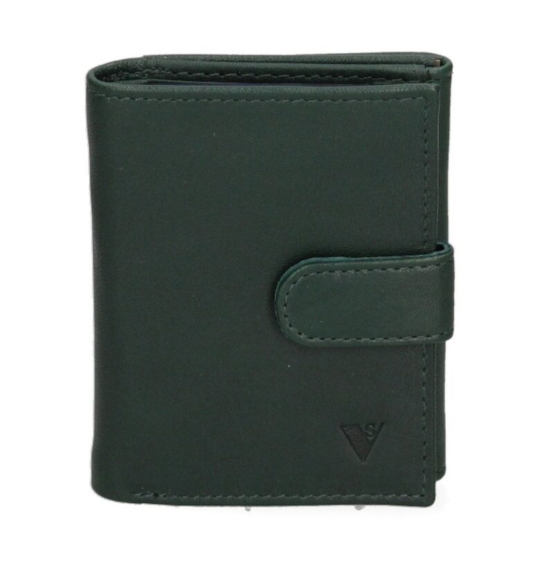 Портфейл от еко кожа - Тъмнозелен Sergio Valentini