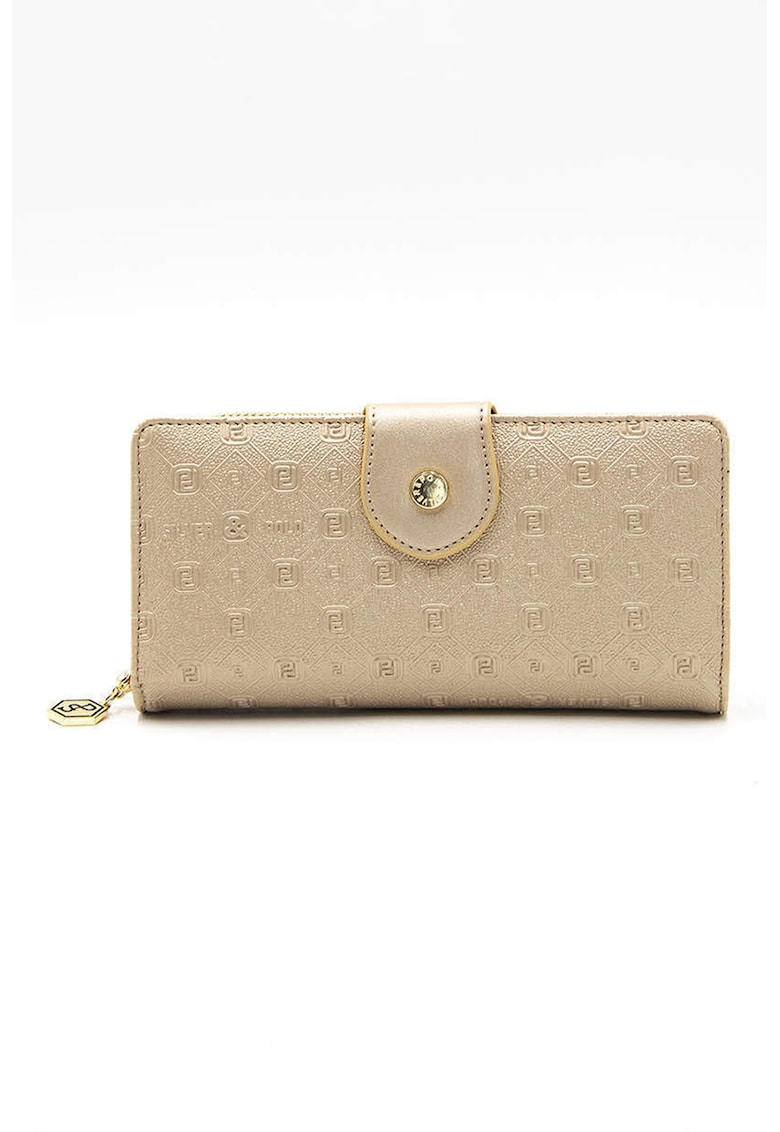Портфейл от еко кожа с монограм - Златист SilverPolo