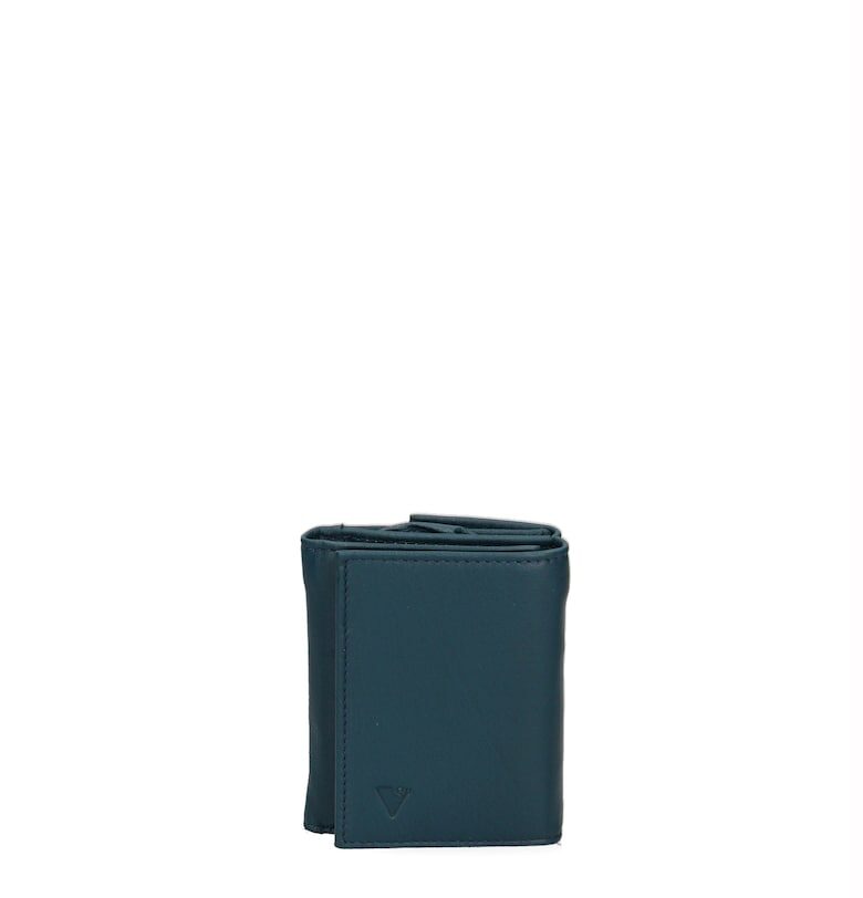 Портфейл от еко кожа с тройно прегъване - Tъмносив Sergio Valentini