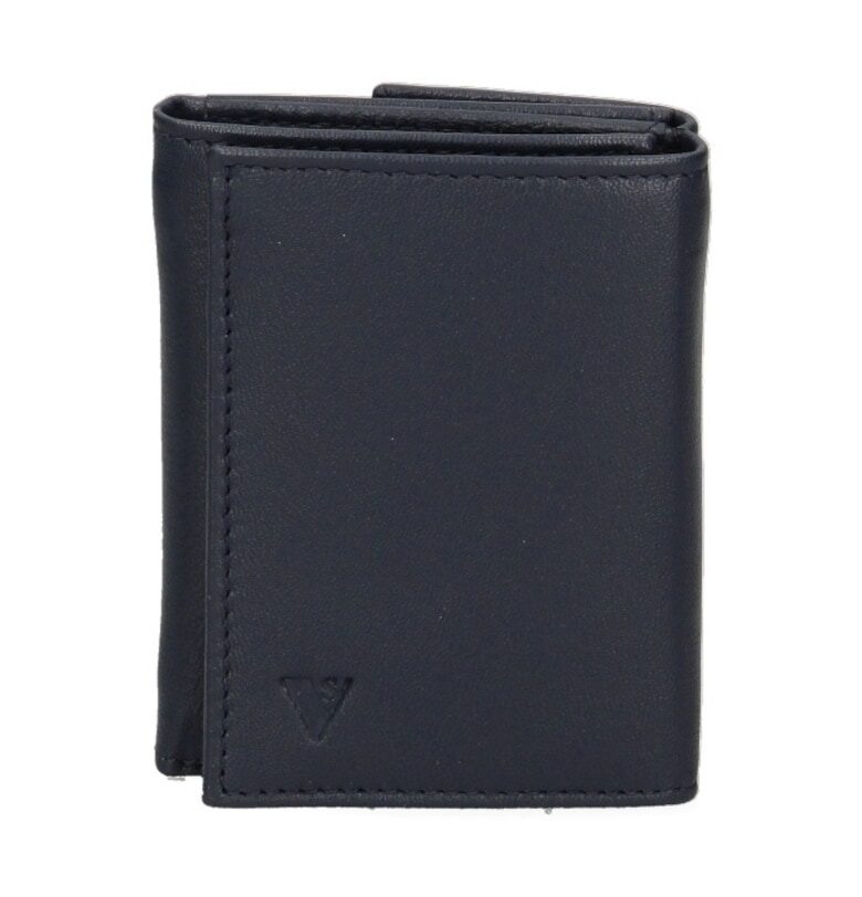 Портфейл от еко кожа с тройно прегъване - Син Sergio Valentini