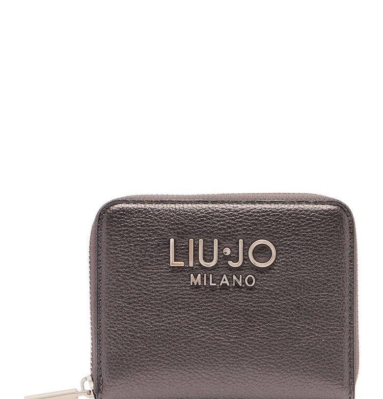 Портфейл с цип и лого - Бронз Liu Jo