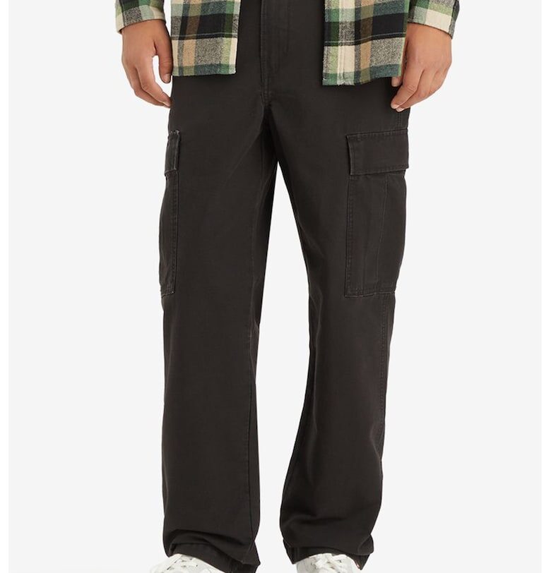 Прав карго панталон - Черен Levis