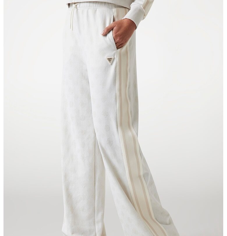 Прав спортен панталон - Бял GUESS