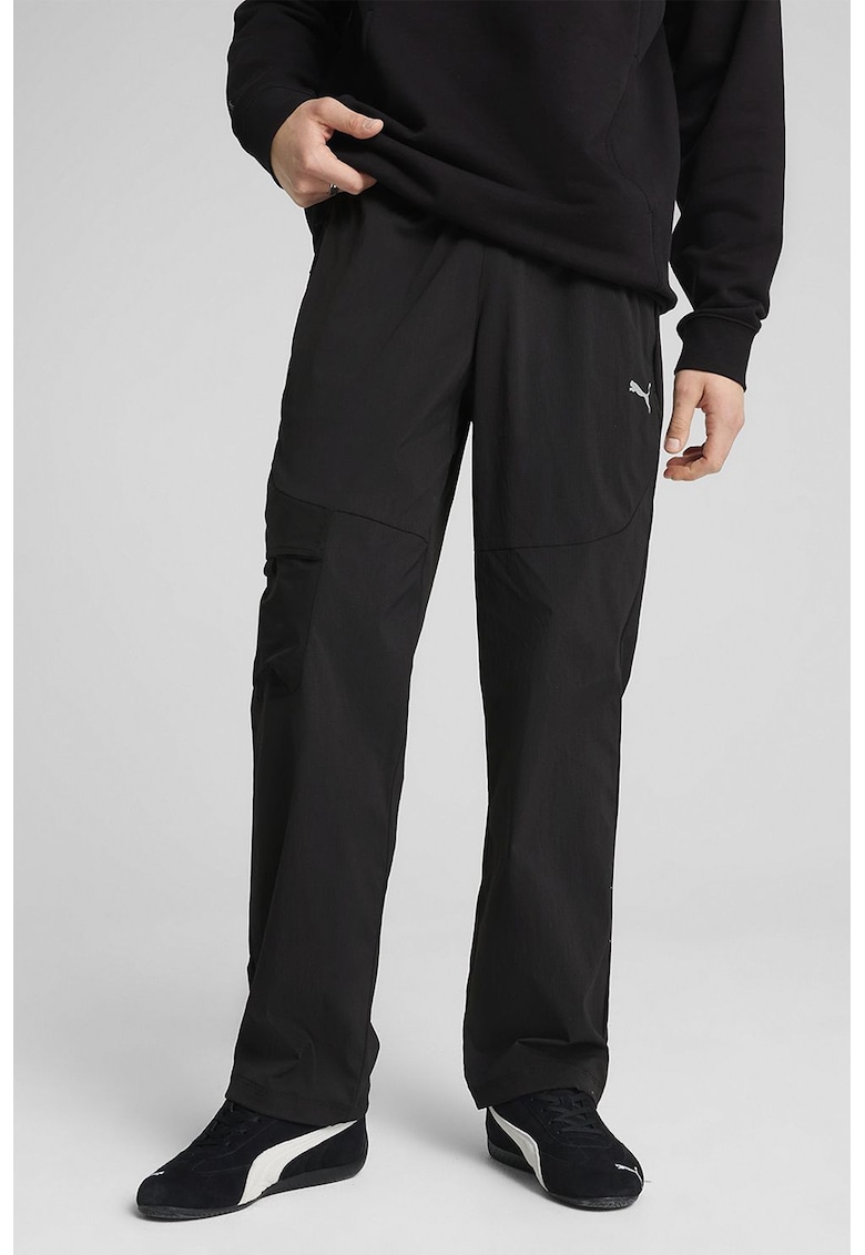Прав спортен панталон с джобове - Черен Puma