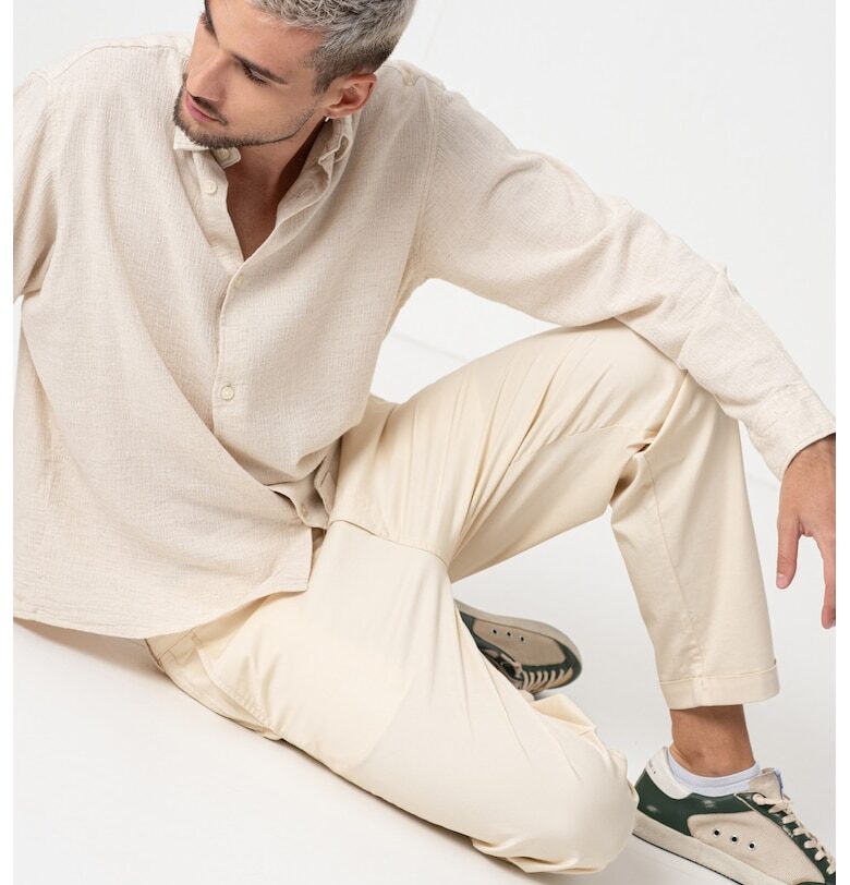 Прав чино панталон - Крем BOSS