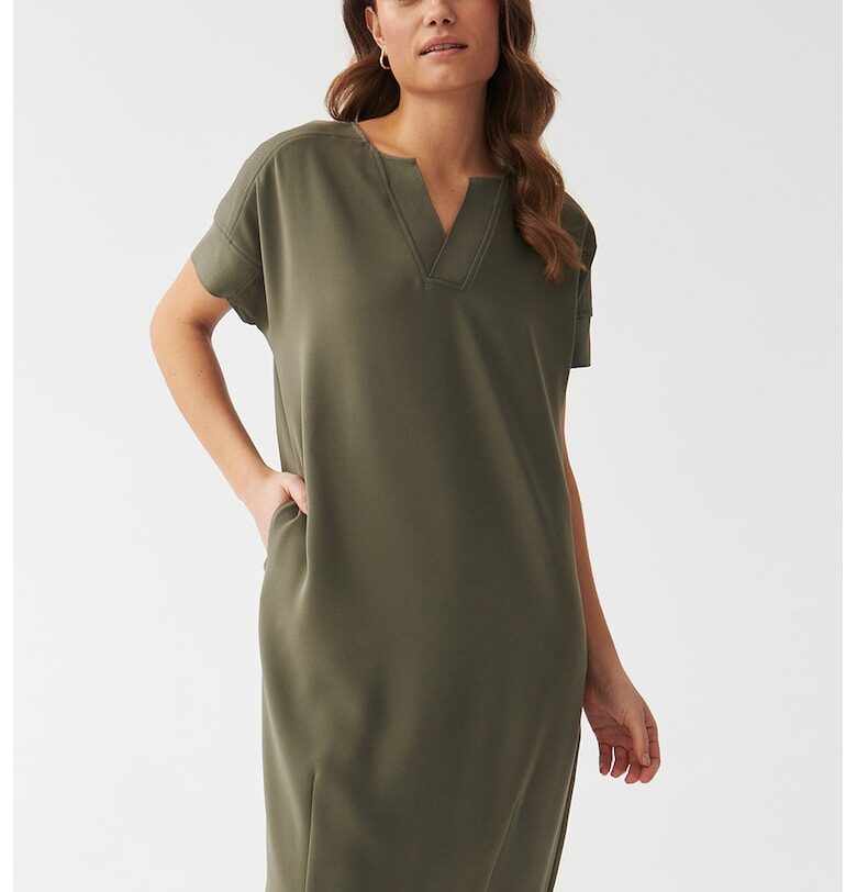 Права рокля Owerita с шпиц - Каки Tatuum