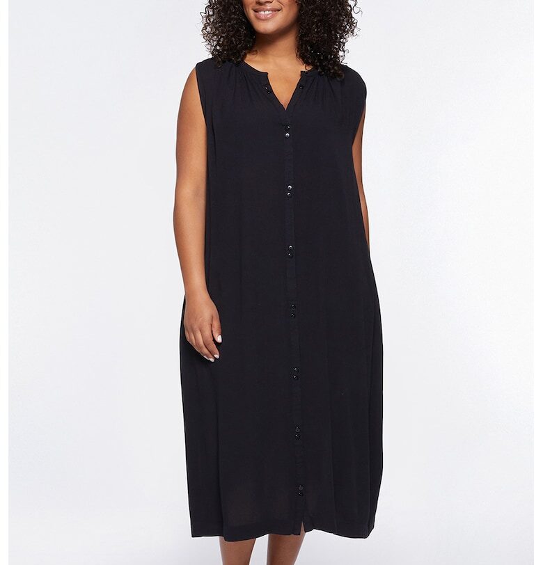 Права рокля - Черен Fiorella Rubino