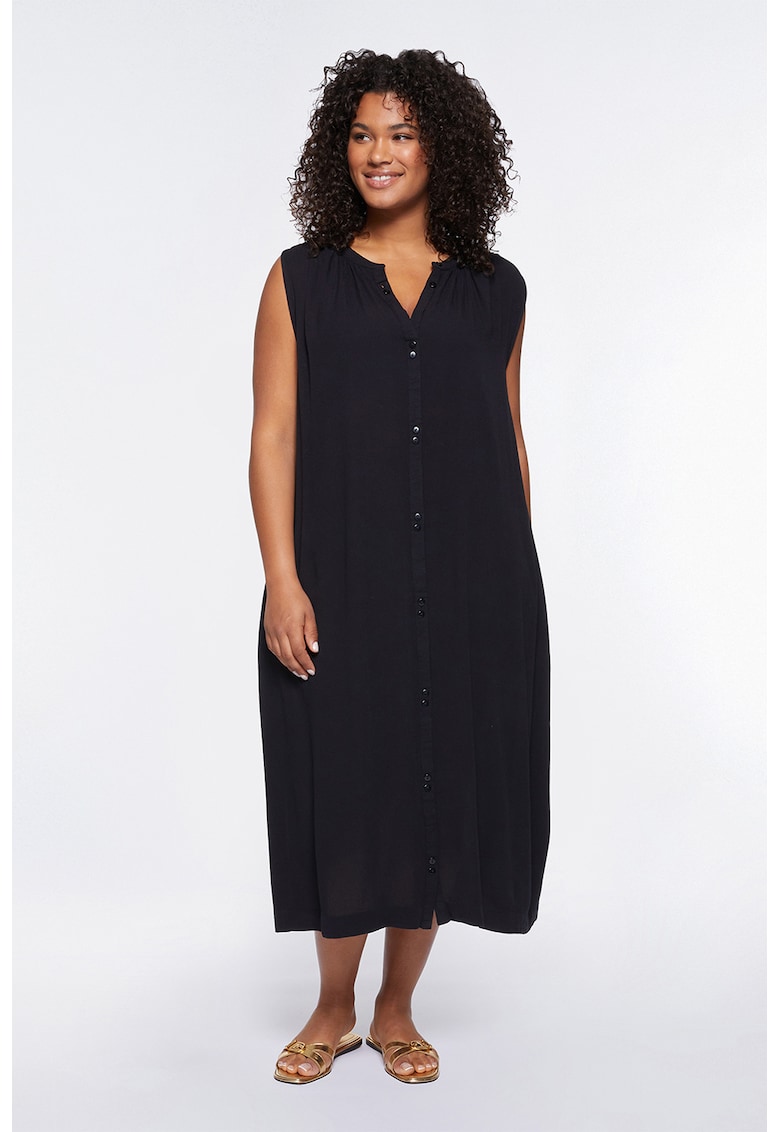 Права рокля - Черен Fiorella Rubino