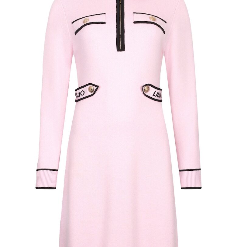 Права рокля с копчета тип бижу - Светлорозов Liu Jo