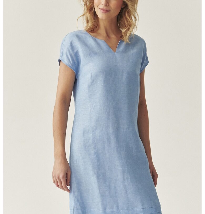 Права рокля с шпиц - Пастелносин Tatuum