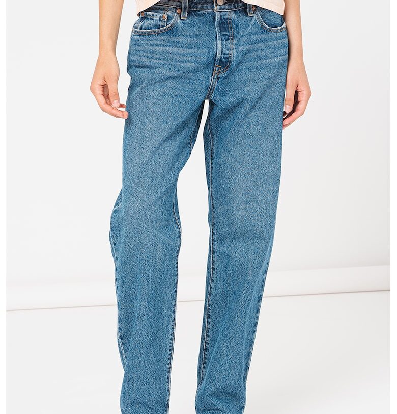 Прави дънки 501® '90s с декоративни камъни - Тъмносин Levis
