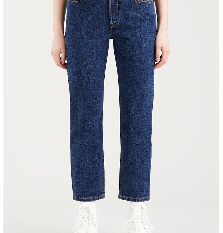 Прави дънки 501® над глезена - Индигово синьо Levis