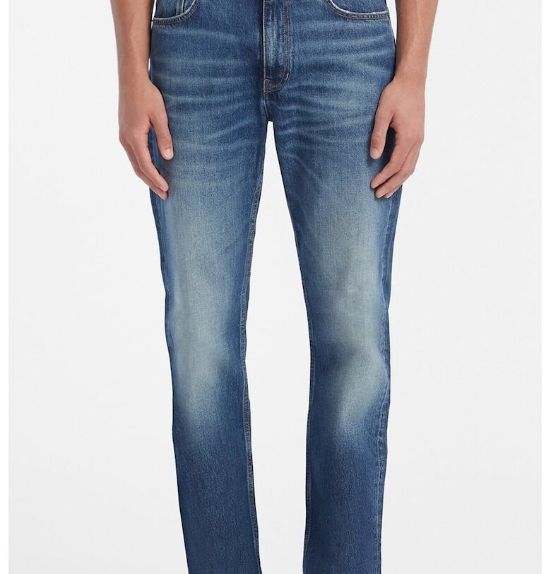 Прави дънки G16 със средновисока талия - Тъмносин GUESS JEANS