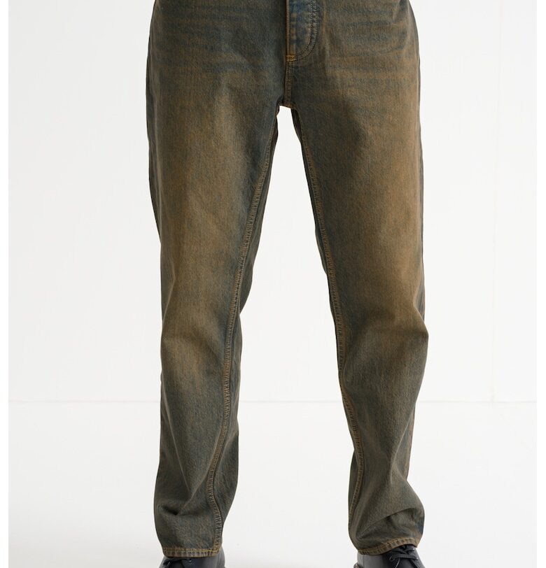 Прави дънки Jonah с копчета - Петролно синьо HUGO