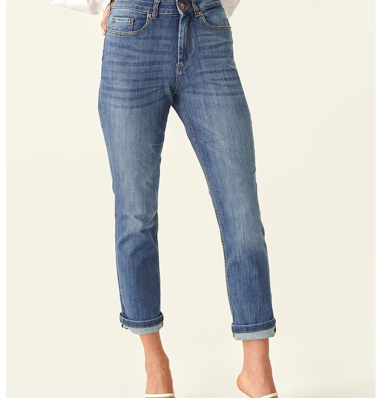 Прави дънки Sakka над глезена - Син Tatuum