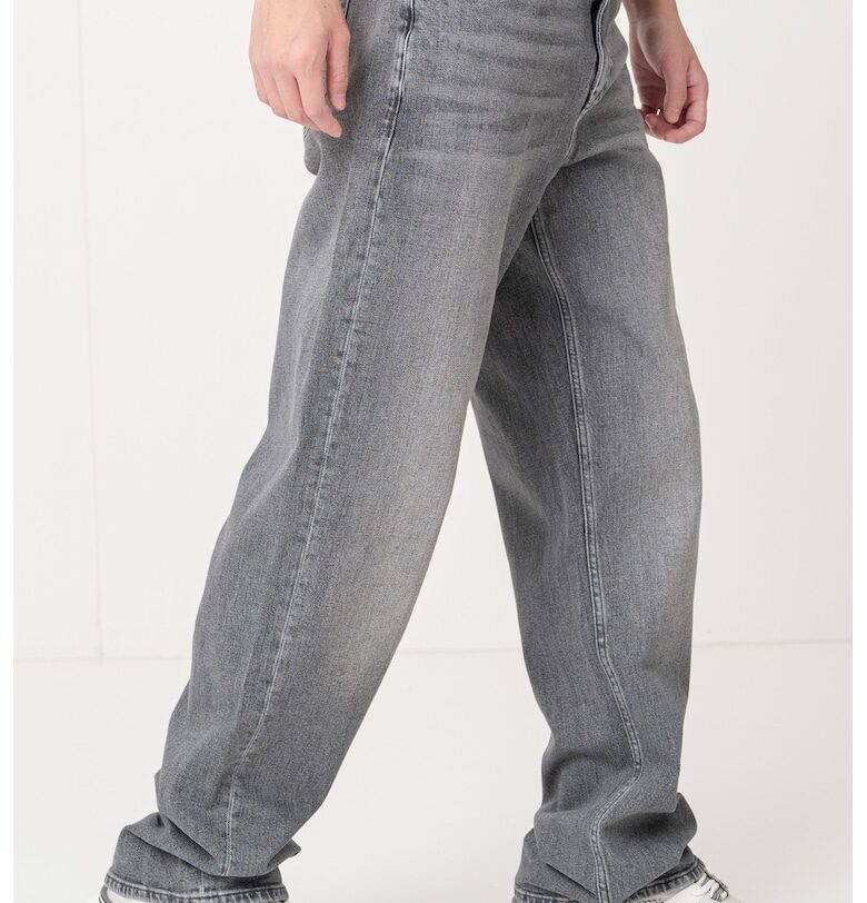 Прави дънки - Меланж тъмно сиво Tommy Jeans