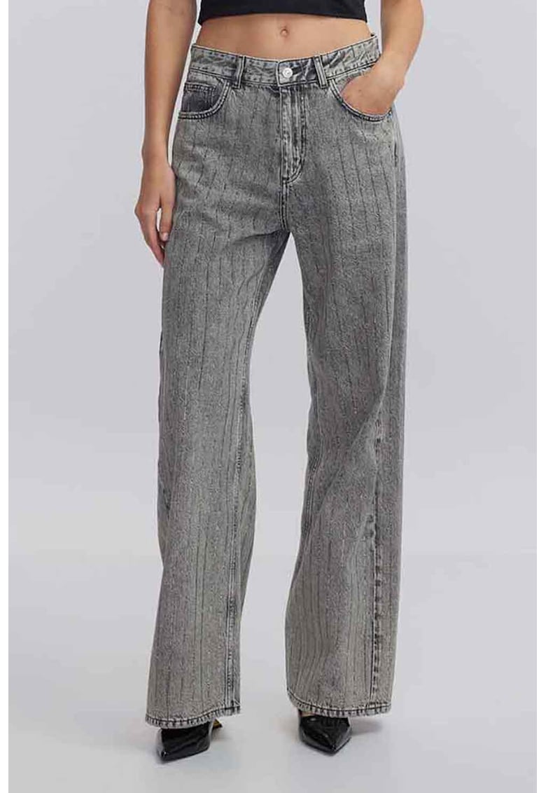 Прави дънки - Сив меланж Ipekyol