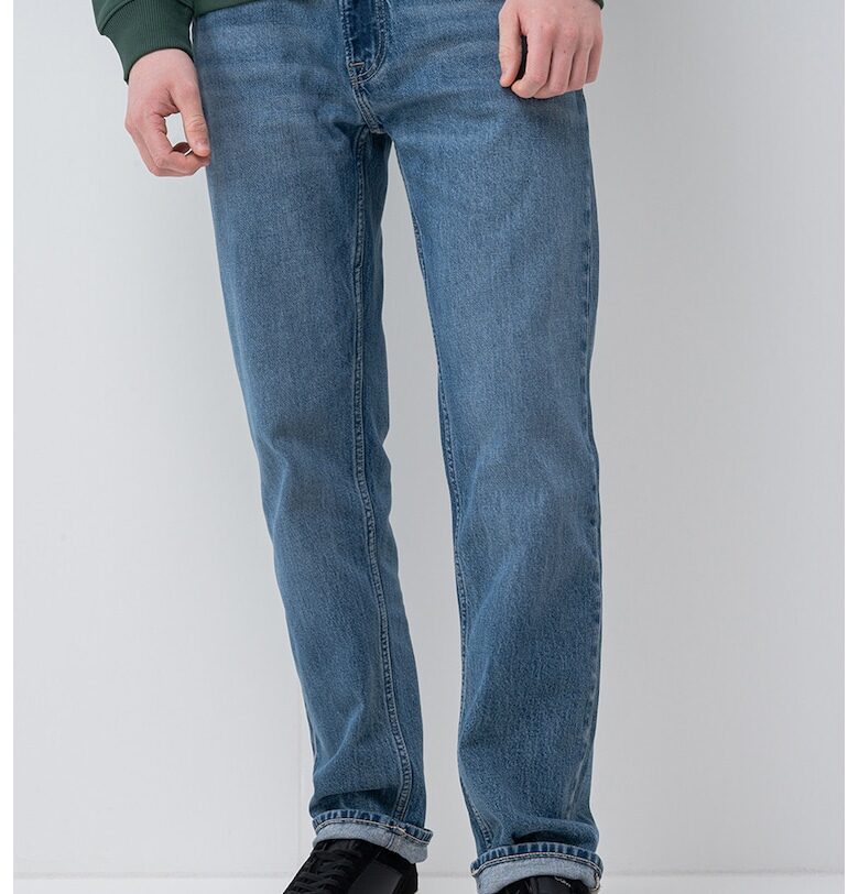 Прави дънки - Син CALVIN KLEIN JEANS