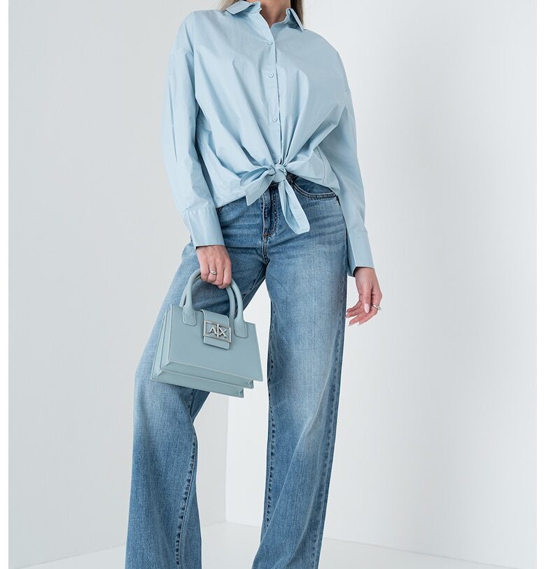 Прави дънки - Син меланж ARMANI EXCHANGE