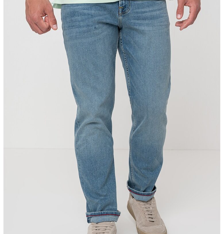 Прави дънки - Син меланж Tommy Hilfiger