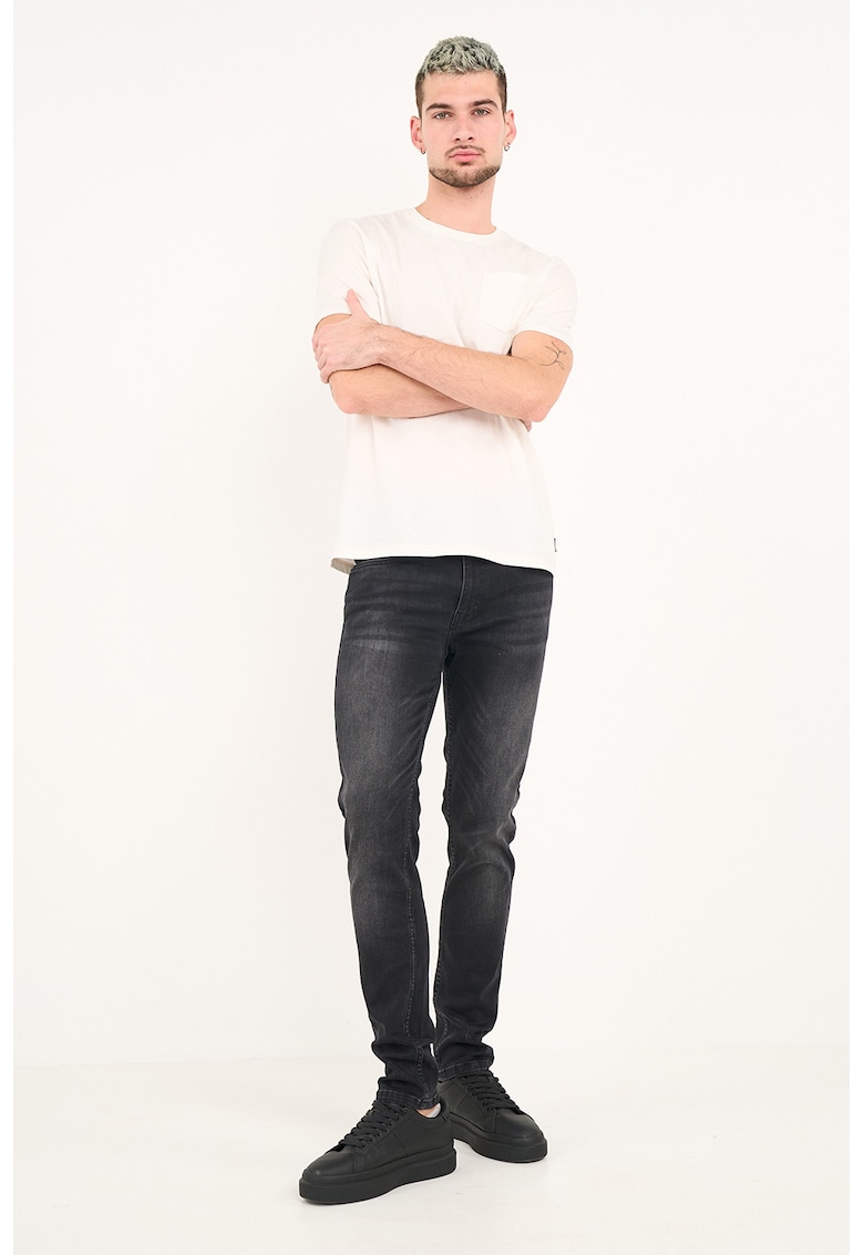 Прави дънки - Черен/Антрацитно сиво Timeout