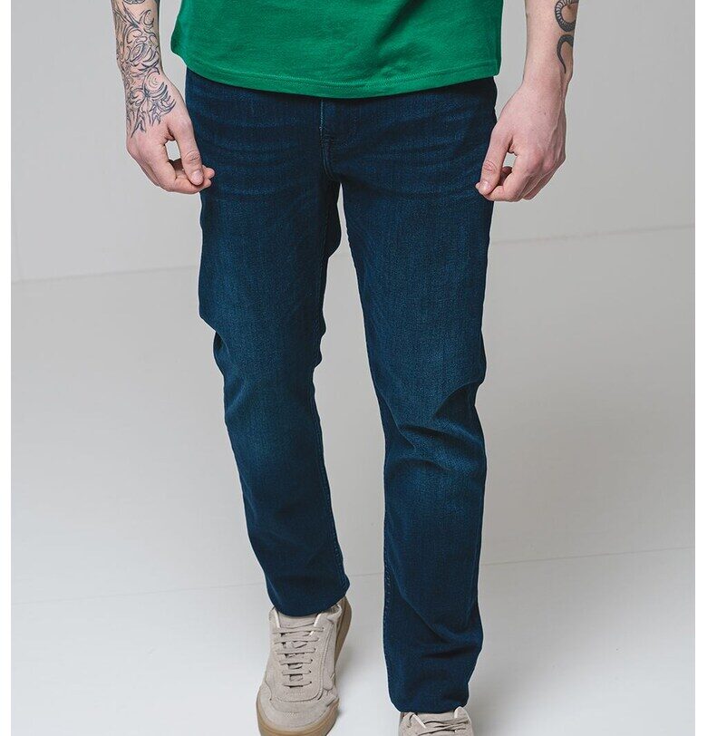 Прави дънки по тялото - Тъмносин Tommy Hilfiger