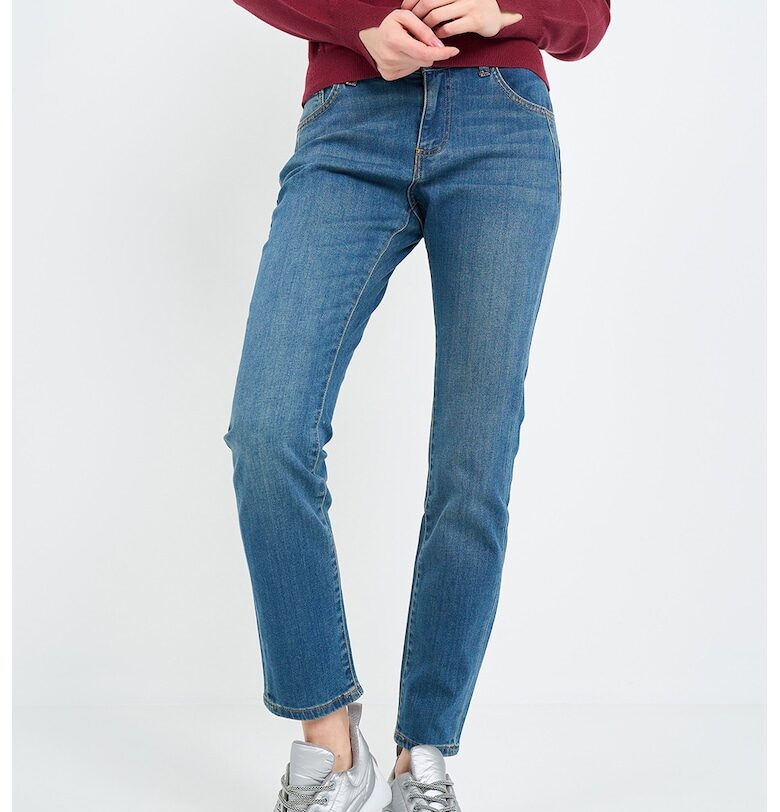 Прави дънки с 5 джоба - Светлосин KVL by KENVELO