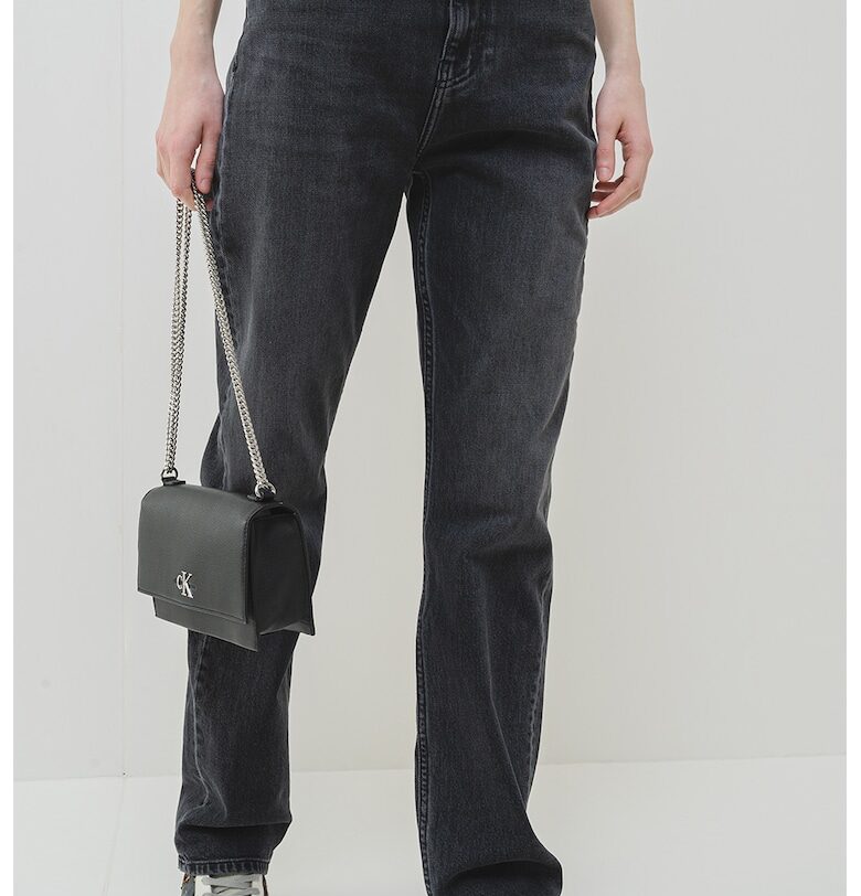 Прави дънки с висока талия CALVIN KLEIN JEANS