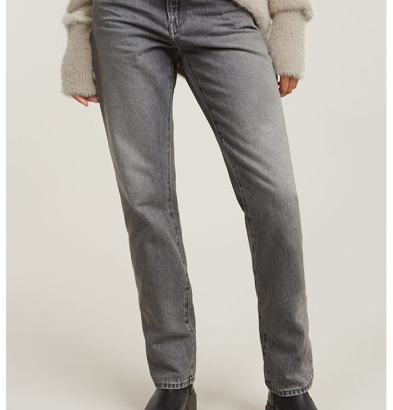 Прави дънки с висока талия - Сив G-STAR