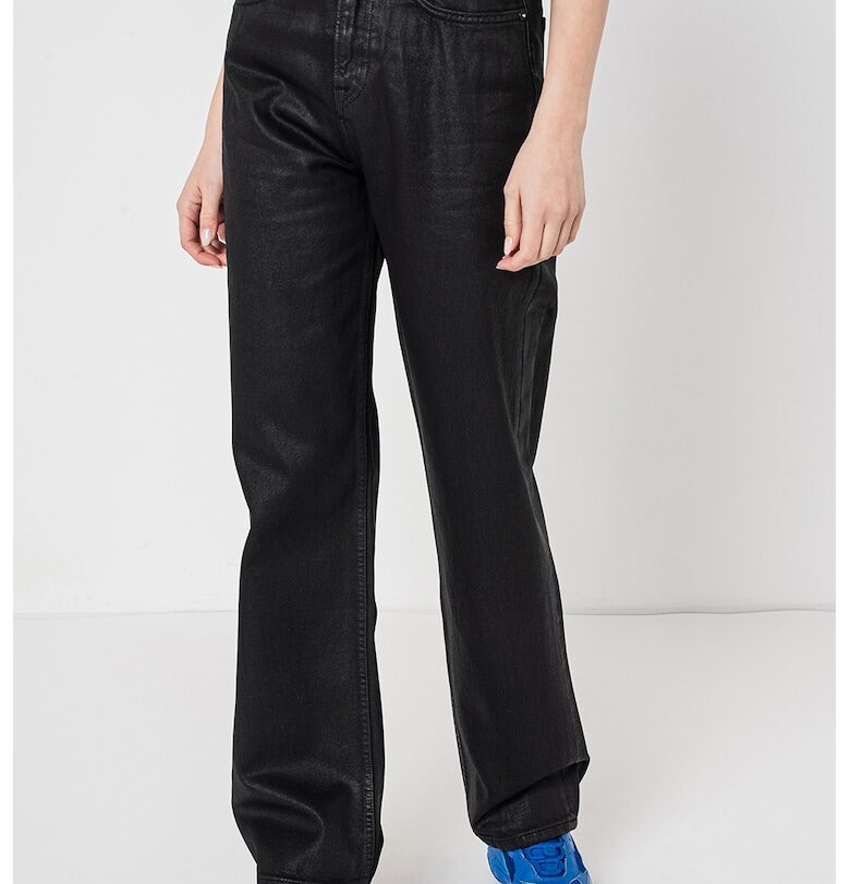 Прави дънки с висока талия - Черен Pepe Jeans London