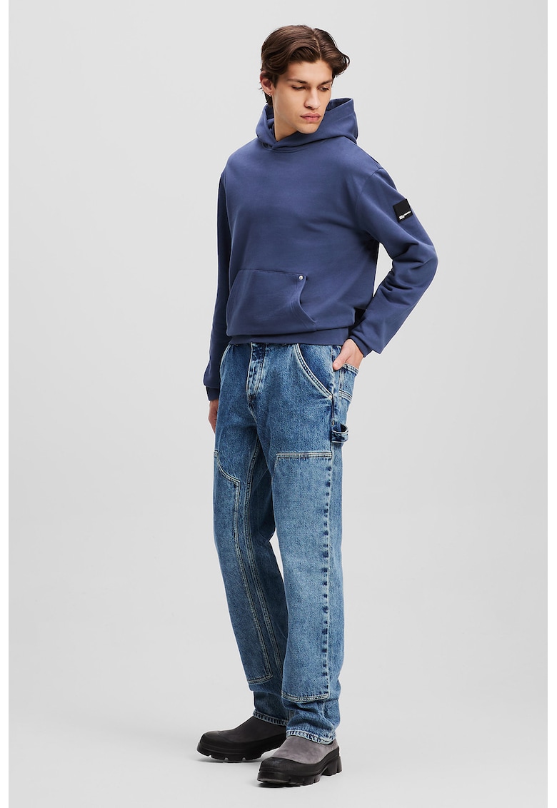 Прави дънки с много джобове - Пастелносин KARL LAGERFELD JEANS