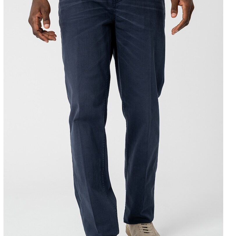 Прави дънки с памук - Тъмносин GUESS