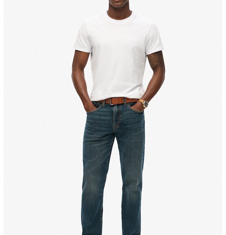 Прави слим дънки Vintage с органичен памук Superdry  Co