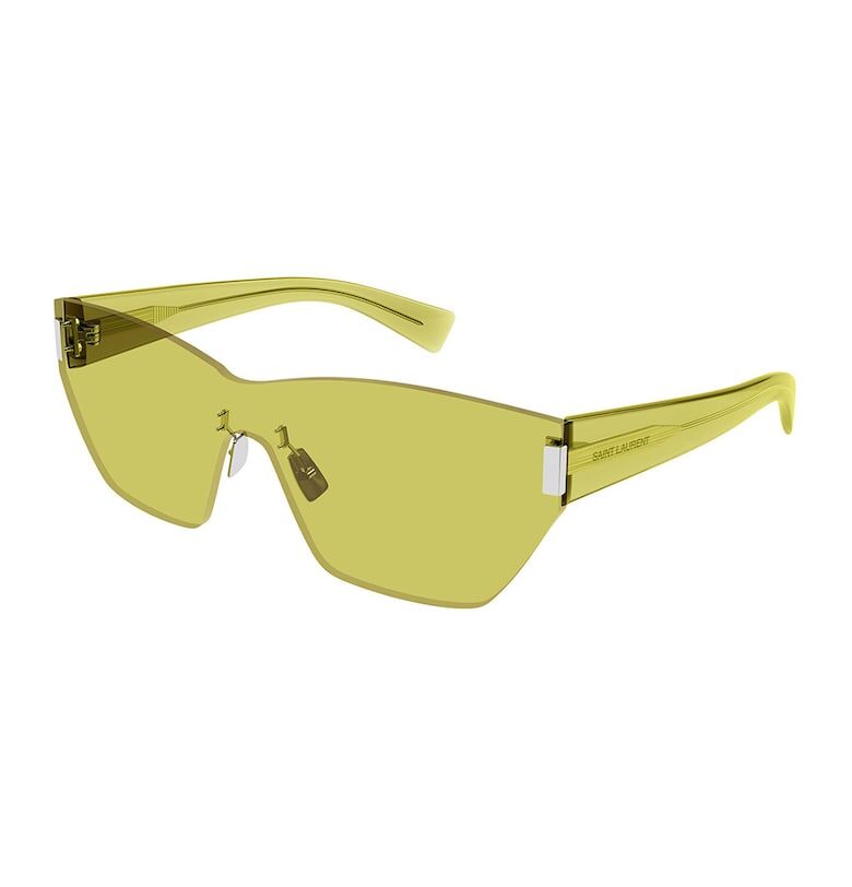 Правоъгълни слънчеви очила - Зелен Saint Laurent