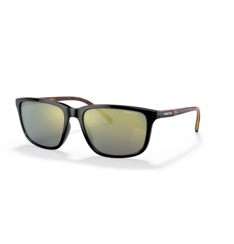 Правоъгълни слънчеви очила - Черен/Кафяв Arnette
