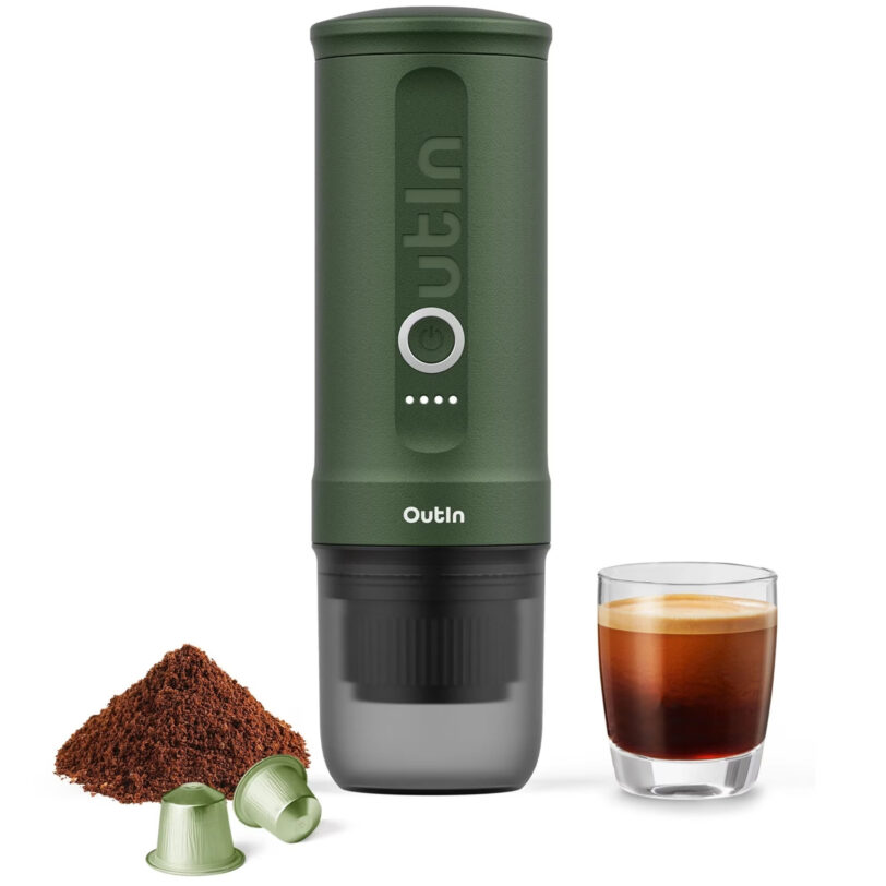 Преносима еспресо машина Outin Nano Forest Green