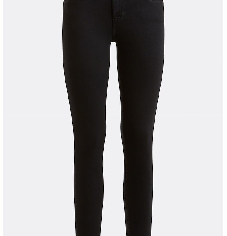 Прилепнали дънки Annette със средна талия - Черен GUESS