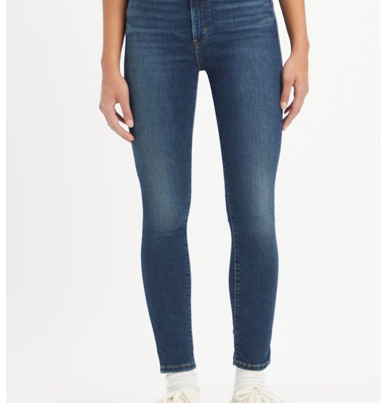 Прилепнали дънки Retro с висока талия - Син Levis