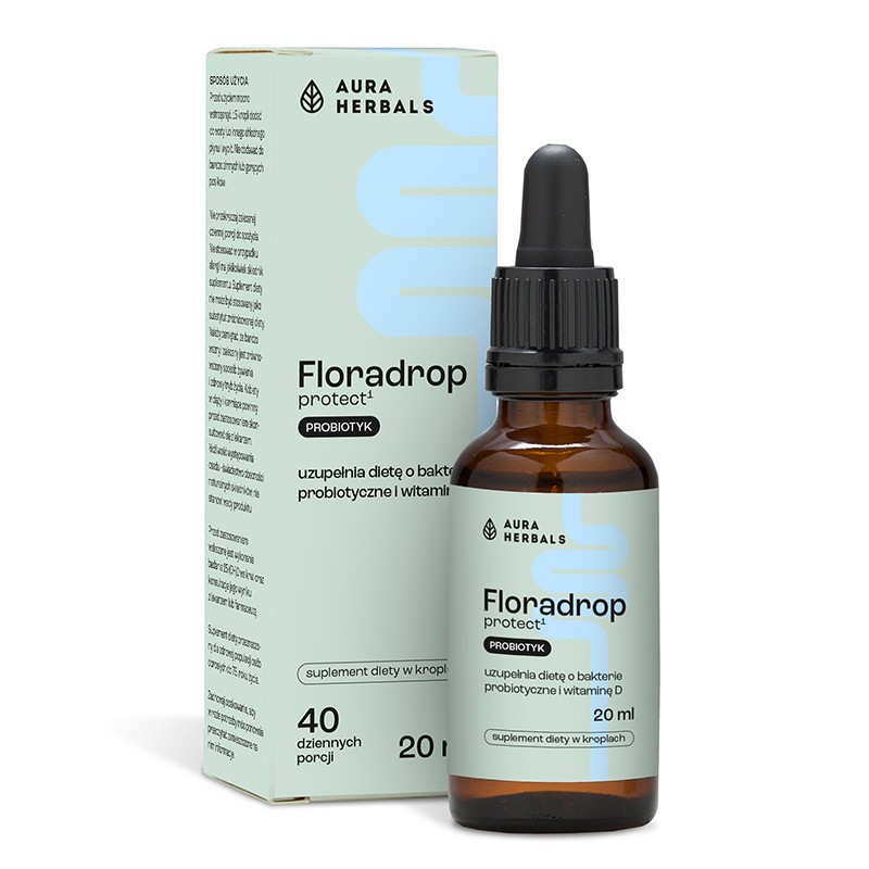 Пробиотик 1.33 млрд. CFU + Витамин D3 33.3 µg – Имунна защита и чревен комфорт Floradrop