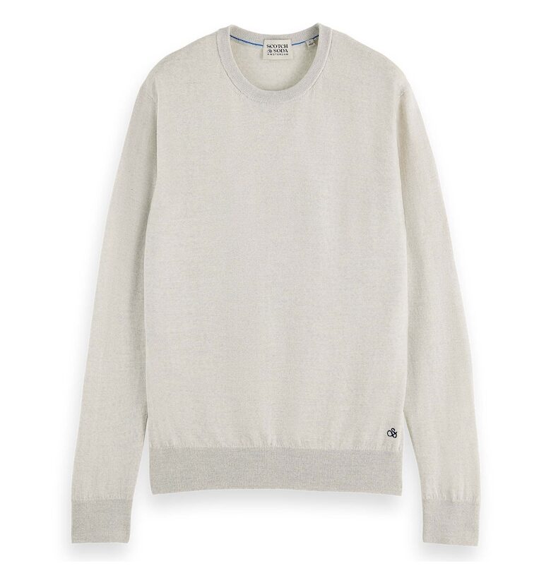 Пуловер Essentials от мерино - Крем Scotch  Soda