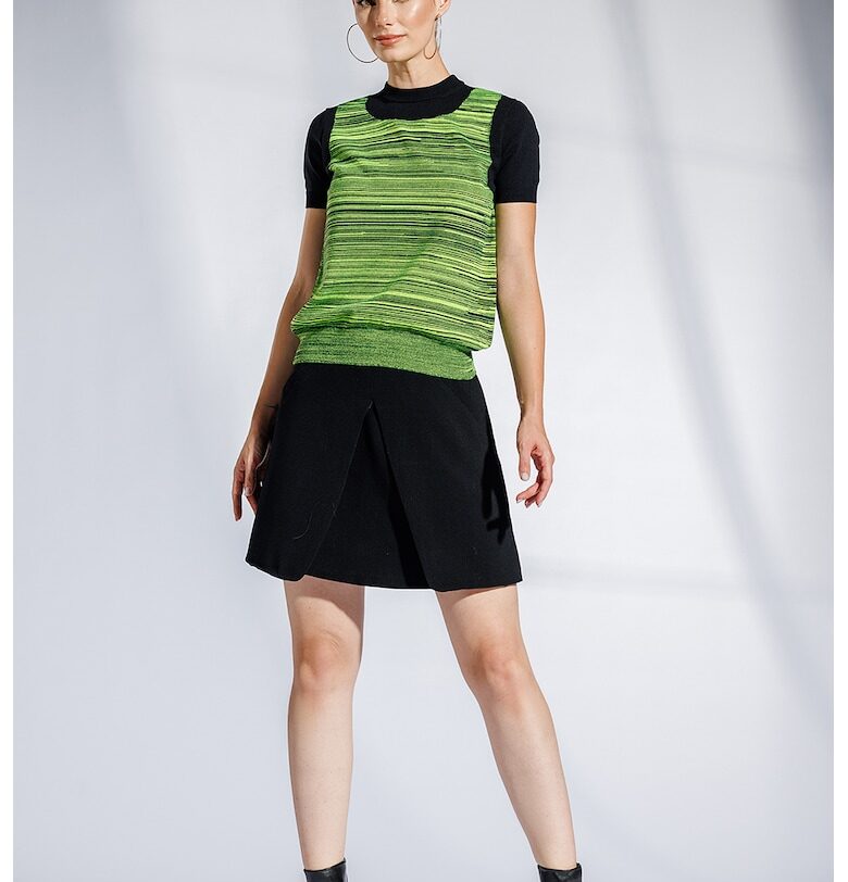 Пуловер Serenata от мерино - Зелен Laneria