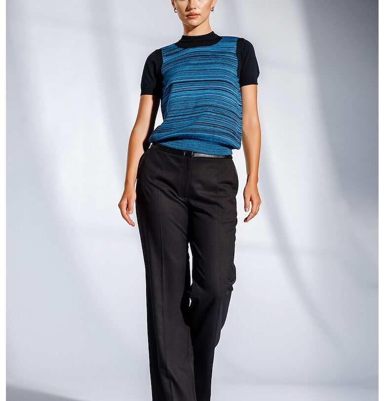 Пуловер Serenata с мерино - Син Laneria