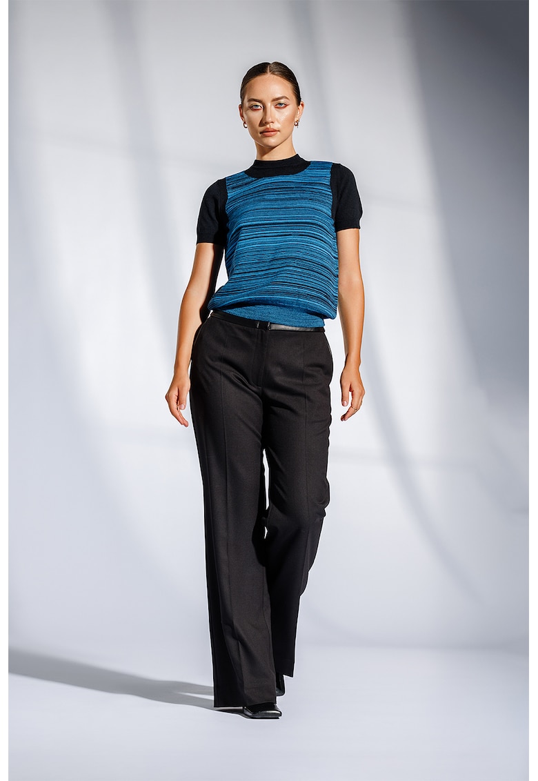 Пуловер Serenata с мерино - Син Laneria