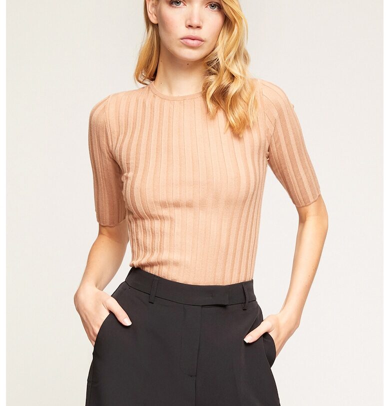 Пуловер по тялото със среднодълги ръкави Motivi