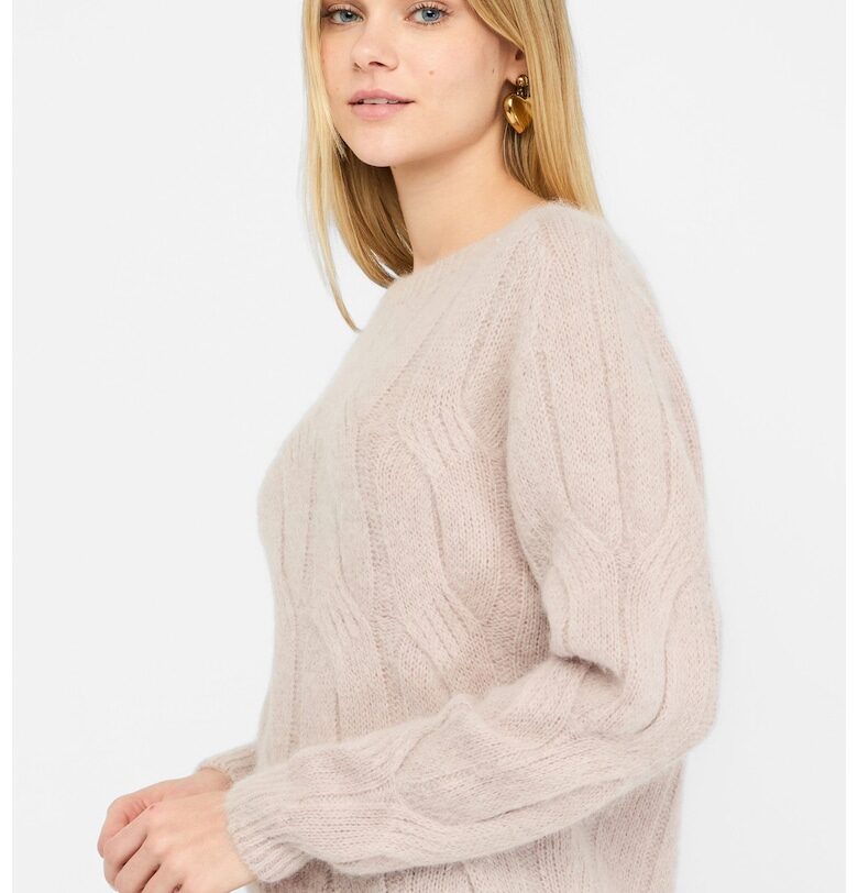 Пуловер с вълна от алпака - Светлорозов Liu Jo