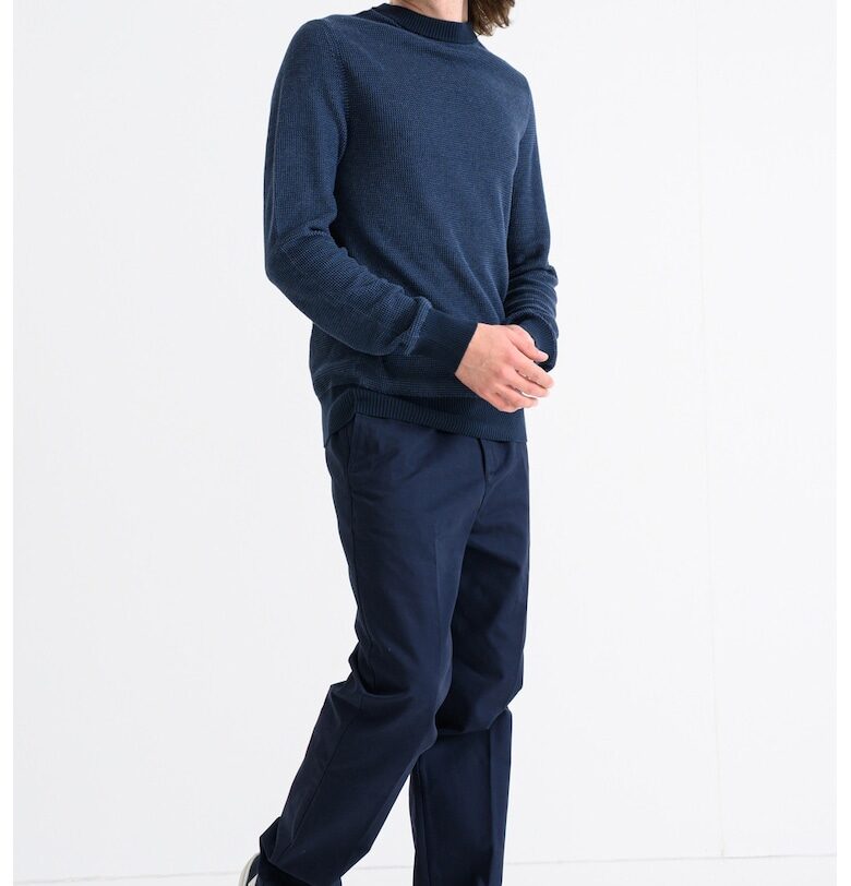 Пуловер с капок - Ултрамарин синьо BOSS